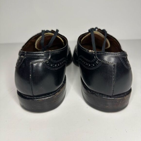Allen Edmonds Lloyd Black Mens Size 8 Wingitp Oxford Slip On Dress Shoes main image 5